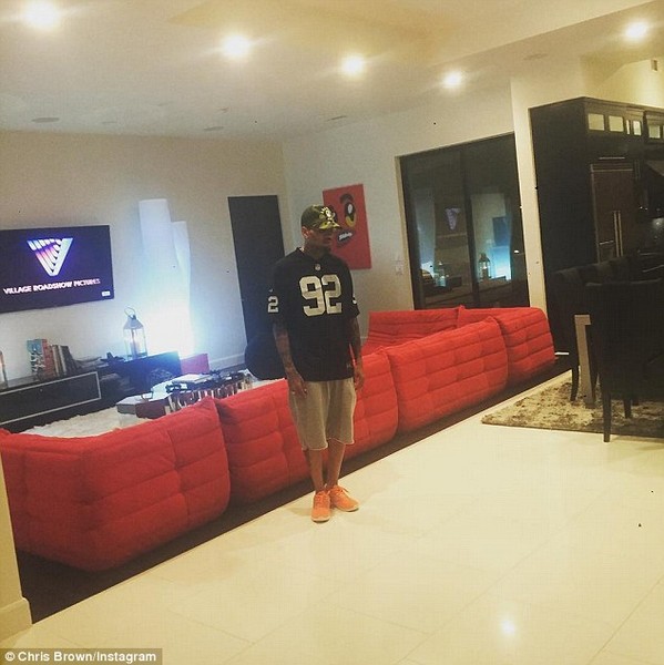 Chris Brown gives fans a peek into his walk-in closet  